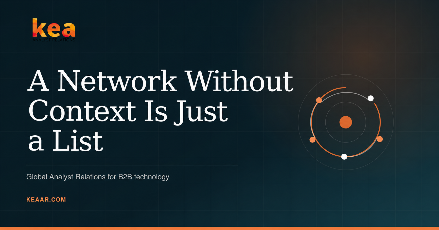 A Network Without Context Is Just a List — Kea Insights