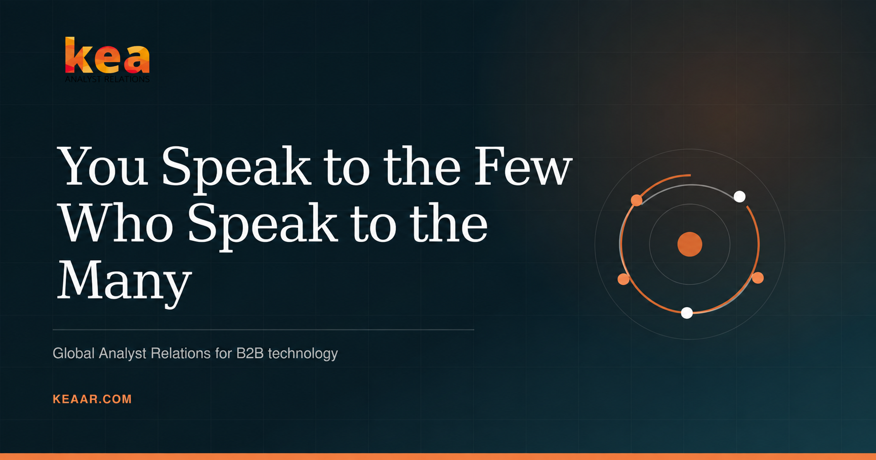 You Speak to the Few Who Speak to the Many — Kea Insights