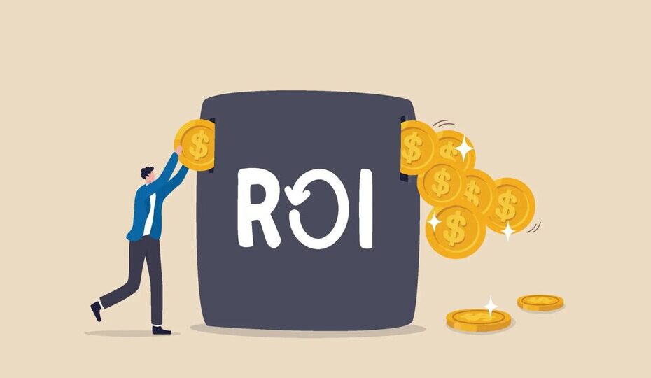 Illustration representing the return on investment of Analyst Relations